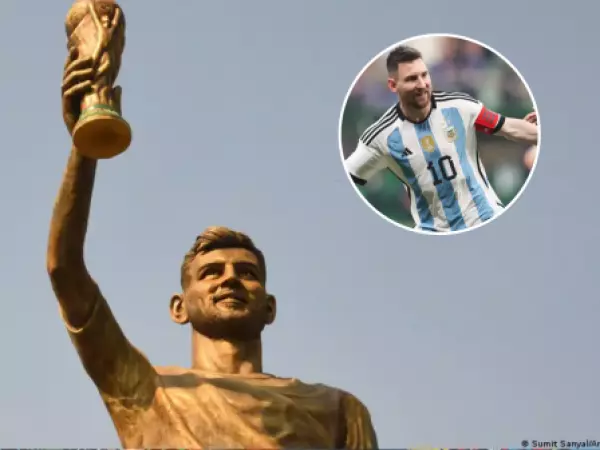 India: Estatua gigante de Messi será retirada por peligrosa