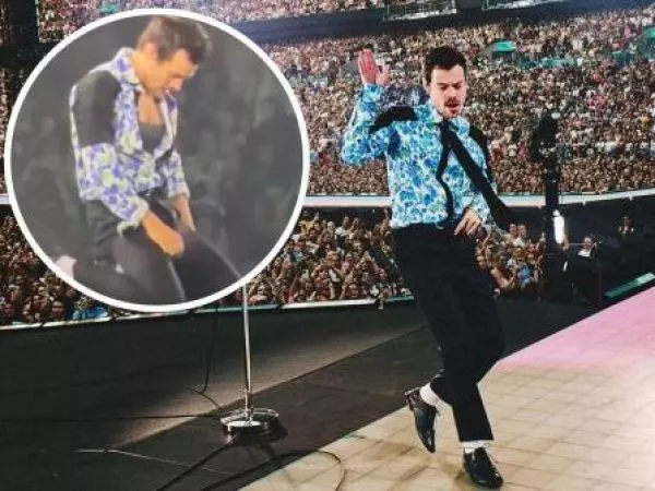 Harry Styles protagoniza momento viral en Wembley