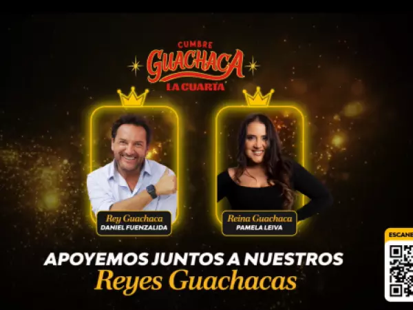 ¡La carrera por la corona Guachaca ya empezó!: Vota por Daniel Fuenzalida y Pamela Leiva