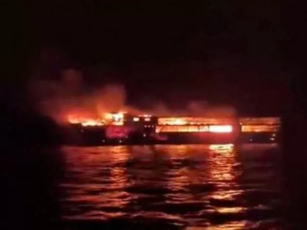 Dos chilenos sobreviven a incendio de ferry en Filipinas que deja cinco muertos