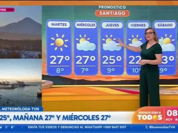 "Esta semana nos acercaremos a los 30°C": Arlette Chacón adelanta el pronóstico del tiempo